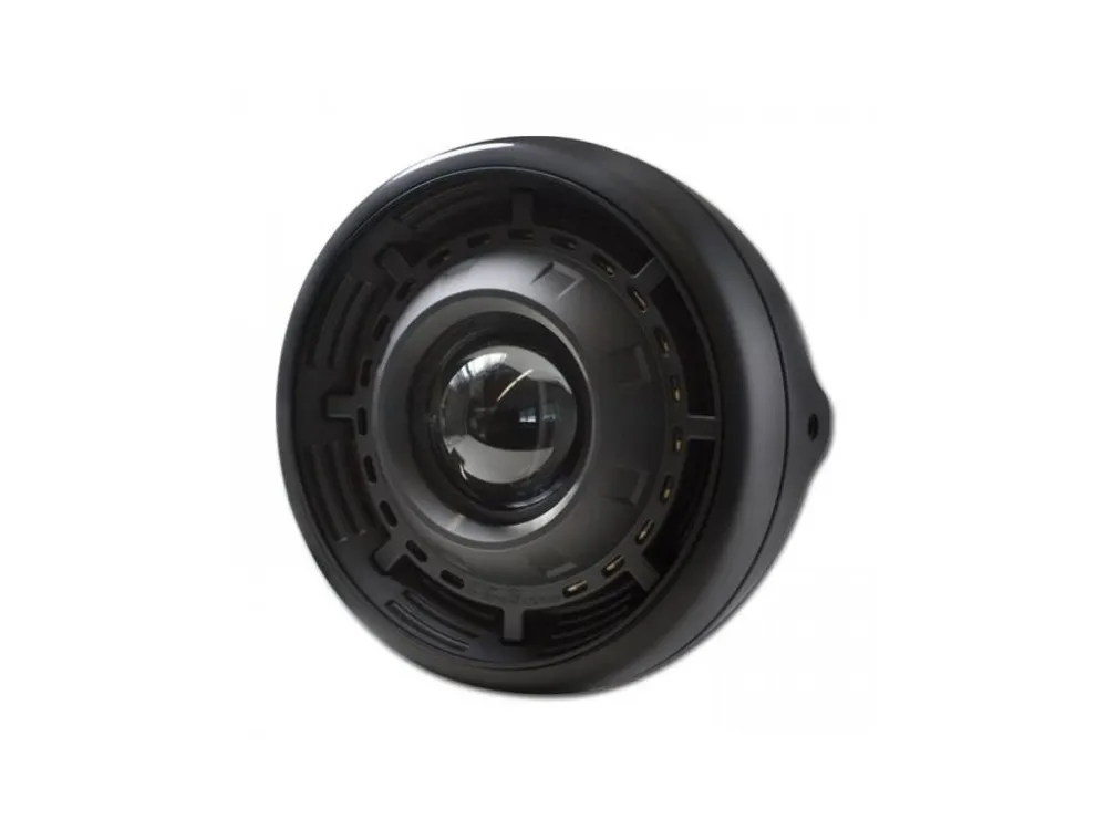 Přední světlo na motorku LED Angel Eye 7‘ H3 12V55W, homologované Cenově Výhodný