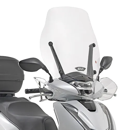 Honda SH 125i/150a ABS (17-19) - čiré plexi Givi D1155ST - montáž na orig. úchyty | HZmoto - vše pro motorkáře a jejich stroje Kup Teď