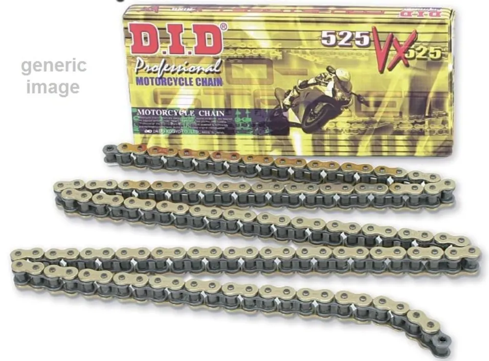 VX série X-Kroužkový řetěz D.I.D Chain 525VX3 128 článků Sleva