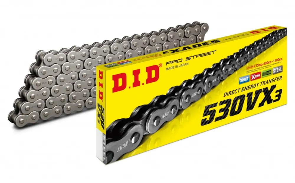 Víkendová Akce VX série X-Kroužkový řetěz D.I.D Chain 530VX3 114 článků