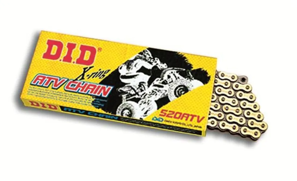 Dokud Zásoby Vydrží ATV X-Kroužkový řetěz D.I.D Chain 520ATV2 94 článků Zlatá/Černá