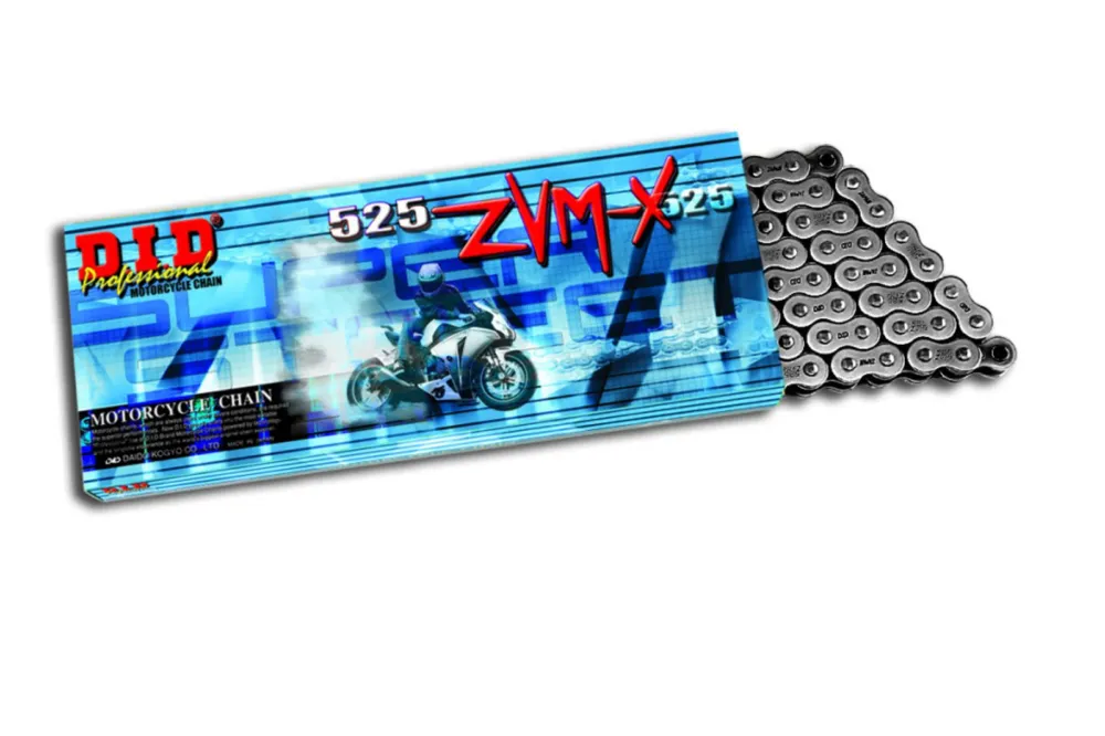 Bezpečná Platba ZVM-X série X-Kroužkový řetěz D.I.D Chain 525ZVM-X2 108 L