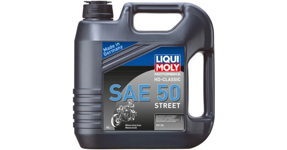 Koupit Online LIQUI MOLY motorový olej MOTORBIKE HD-Classic SAE 50 Street 4l