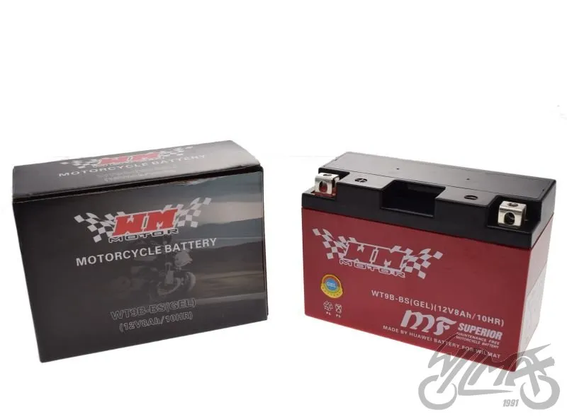 Akumulátor typ WT9B-BS - 12V 8Ah GEL Značkový