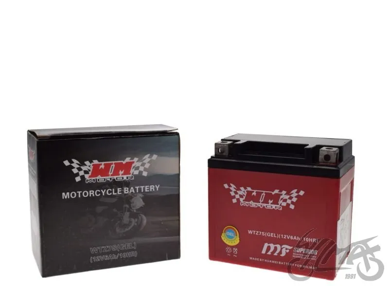 Akumulátor typ YTZ7S GEL - 12V 6Ah Značkový