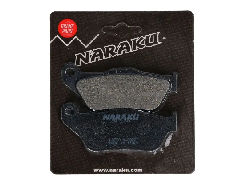 Ihned K Objednání Brzdové destičky Naraku organické pro MBK Skycruiser 125i, Yamaha X-Max 125i, 250i