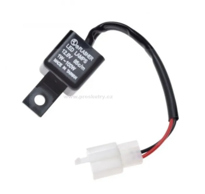Přerušovač blinkrů LED 12V 2 piny od 1-100 W Výhodná Nabídka